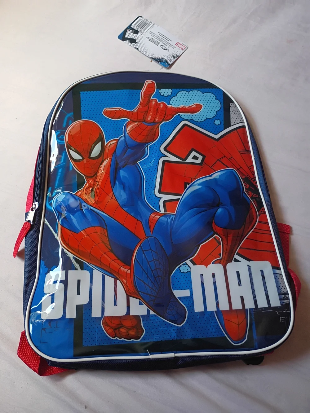 Marvel Spider-Man Kids Backpack - Blue & Red